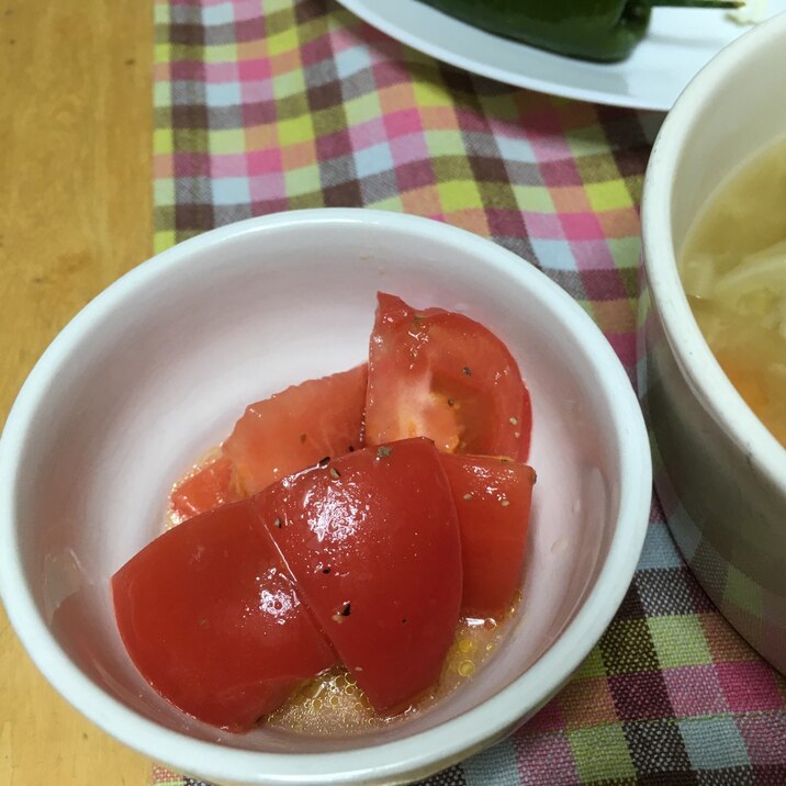糖質制限★トマトのマリネ風サラダ